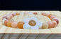 Bracelet fleur Aventurine pêche
