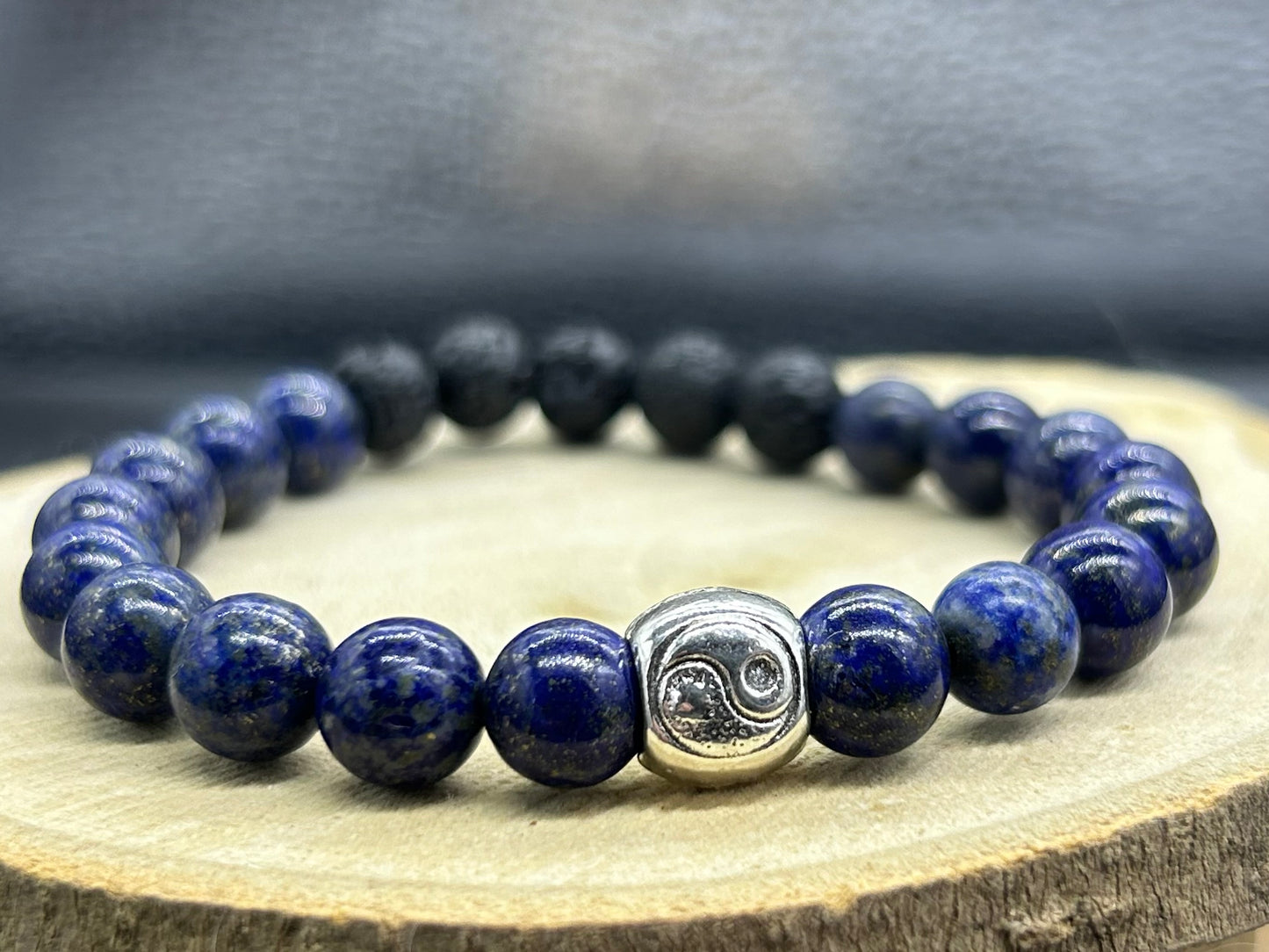 Bracelet diffuseur Lapis Lazulli + HE au choix