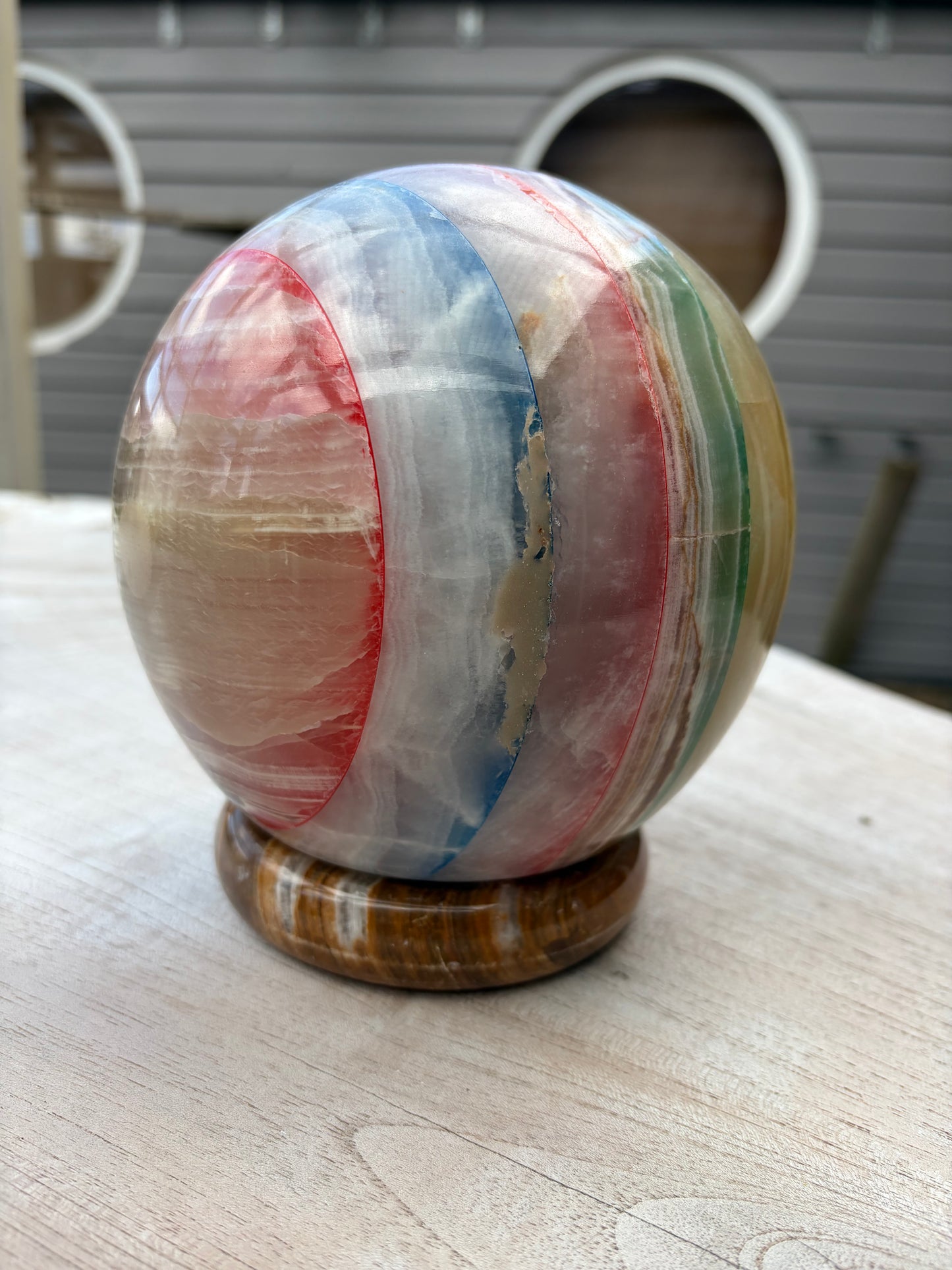 Lampe Onyx Spherique
