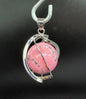 Pendentif spirale Rhodonite