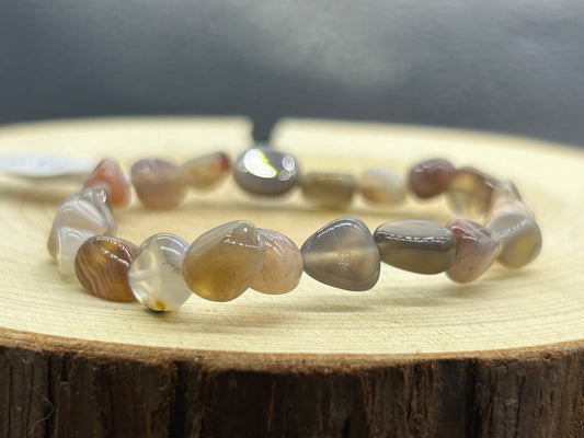 Bracelet Agate du Botswana