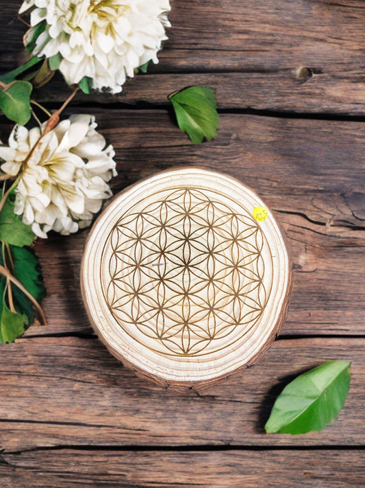 Plaque de rechargement « Fleur de vie »