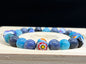 Bracelet Bohème Hémimorphite et Dumortiérite