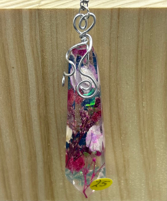 Pendule Epoxy sur chaîne