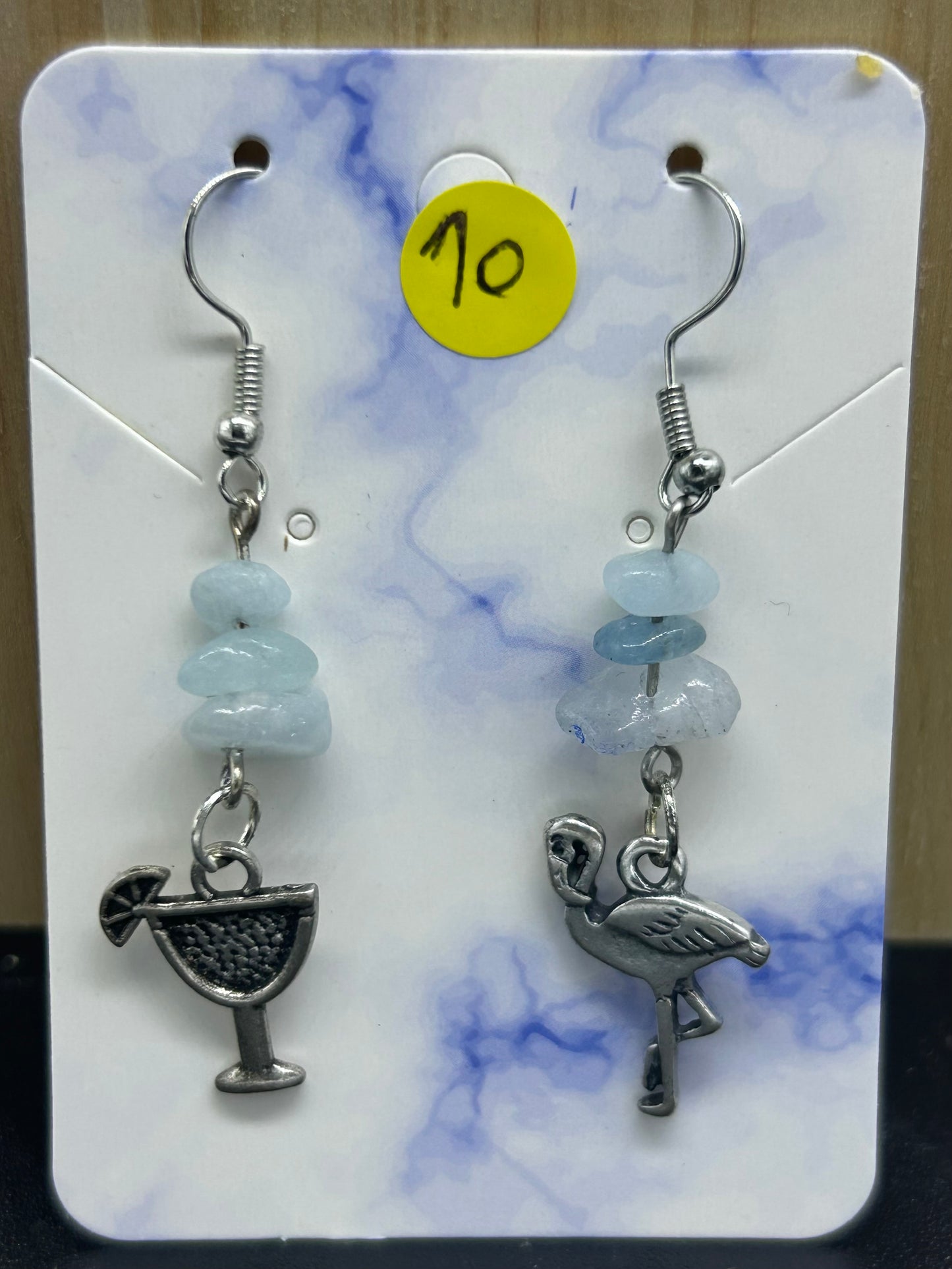 Boucles d'oreilles Funny Summer Aigue marine
