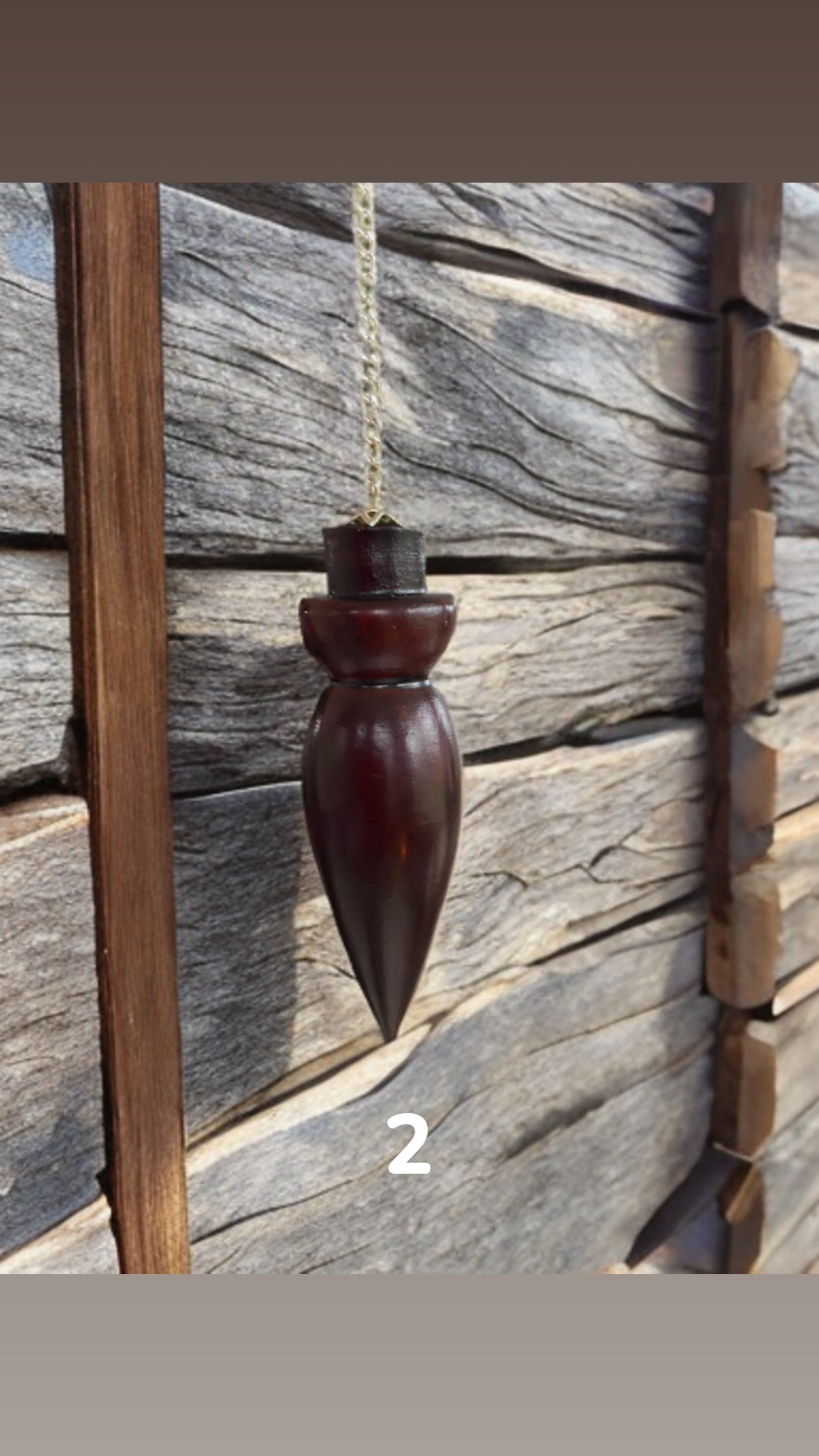 Pendule en bois de Rose