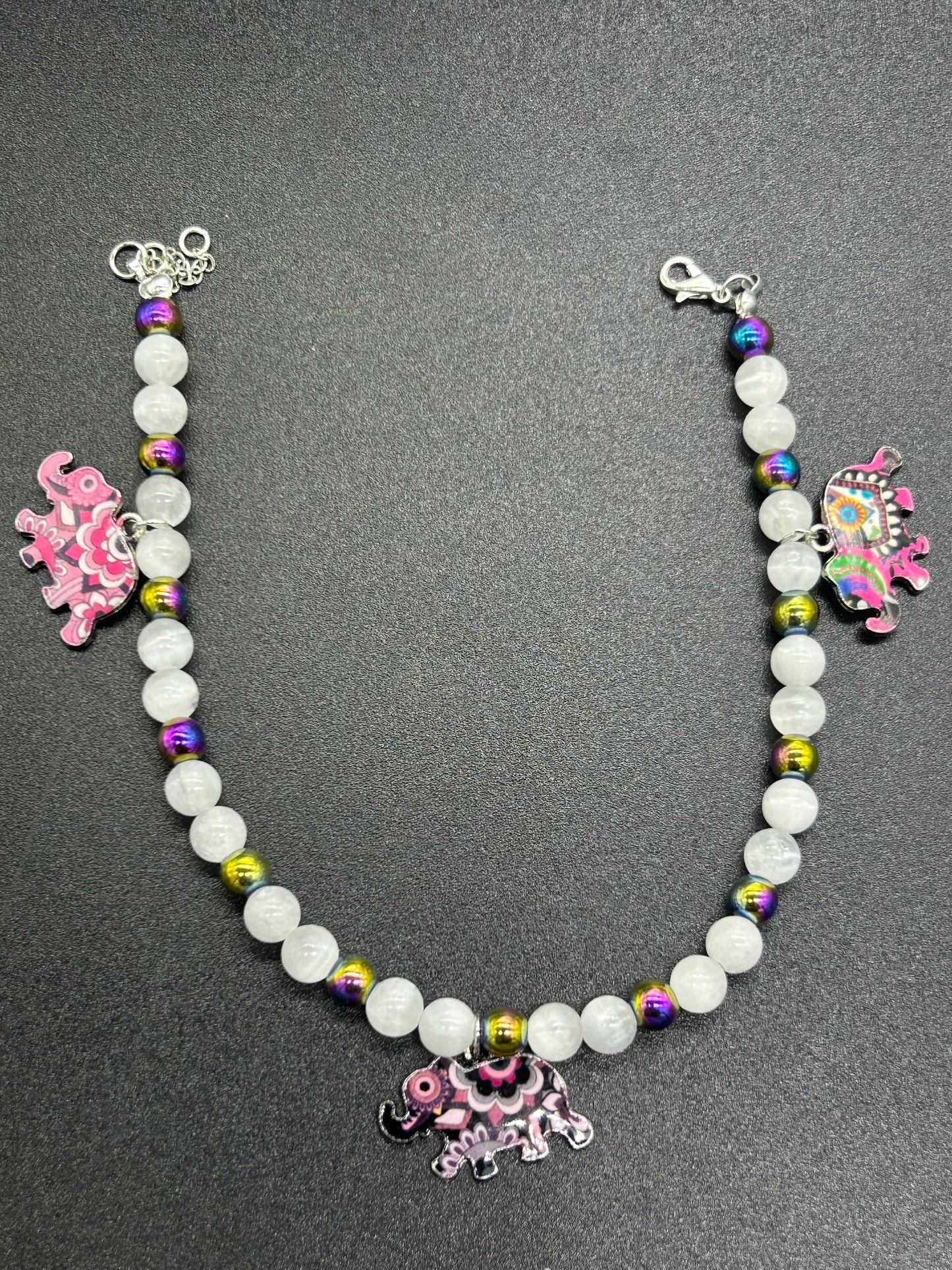 Cheviller Sélénite/Hématite irisée