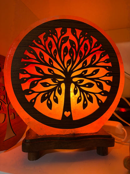 Panneau aimanté en bois Arbre de vie et Coeur