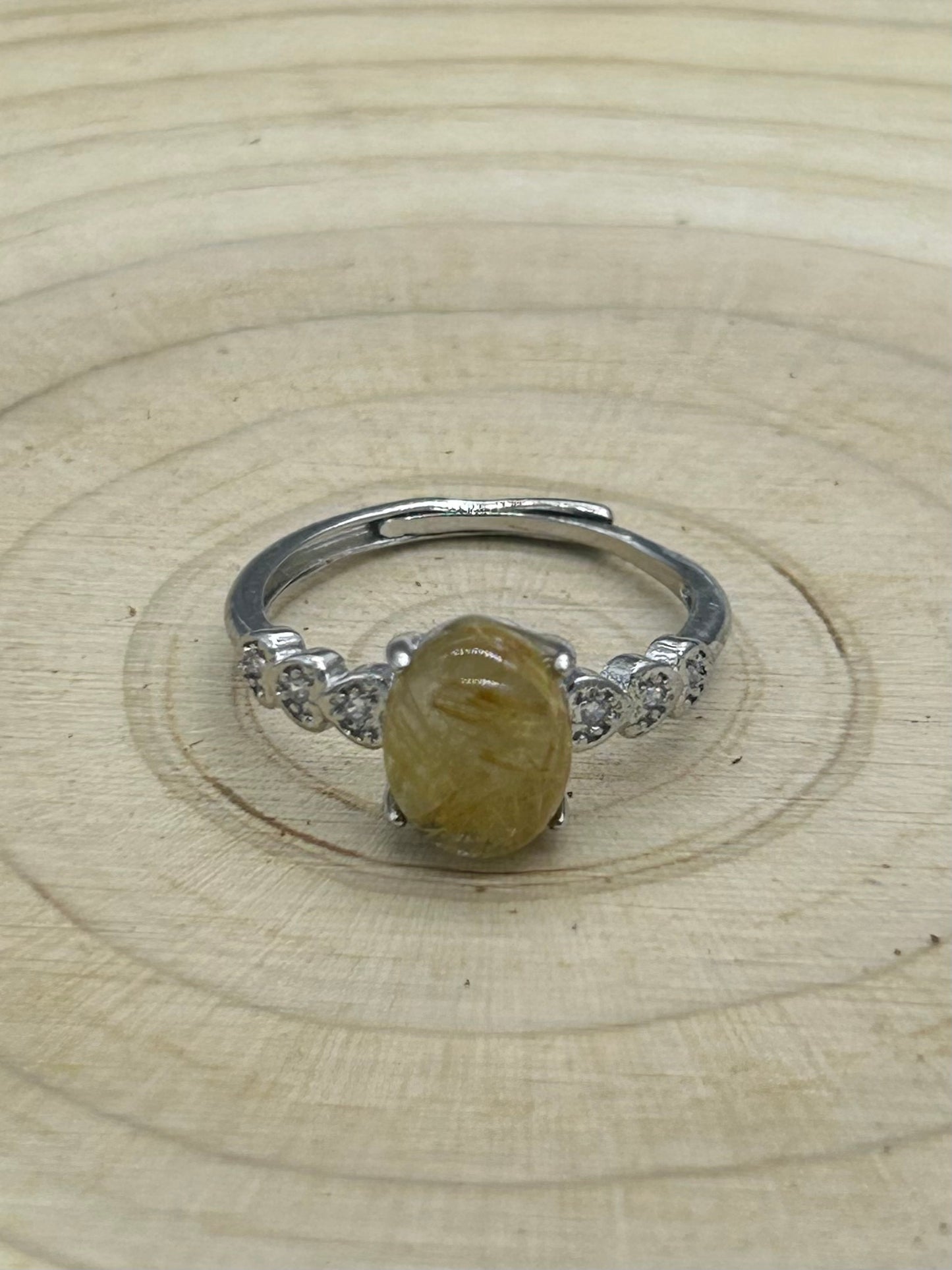 Bague Quartz rutile