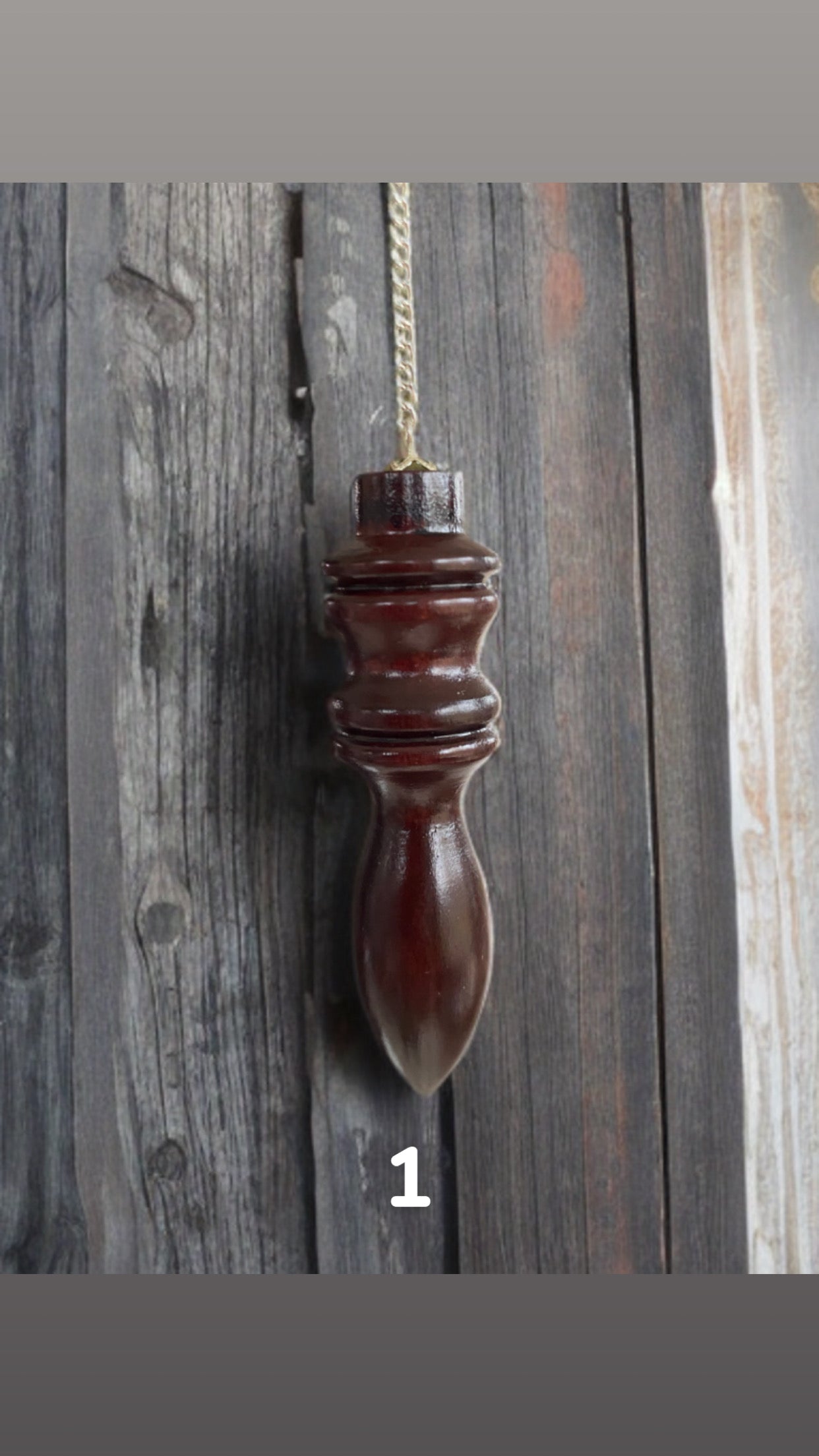 Pendule en bois de Rose