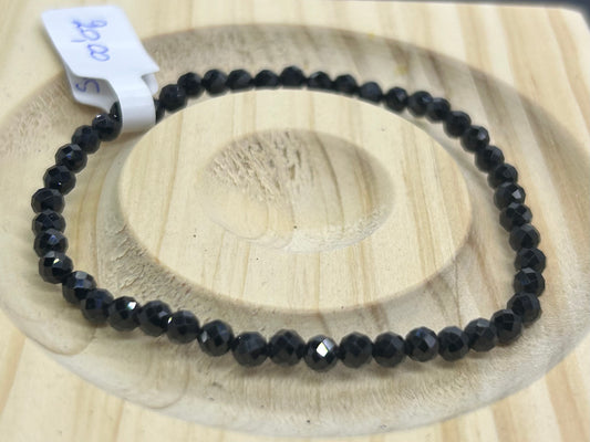 Bracelet Spinelle noire