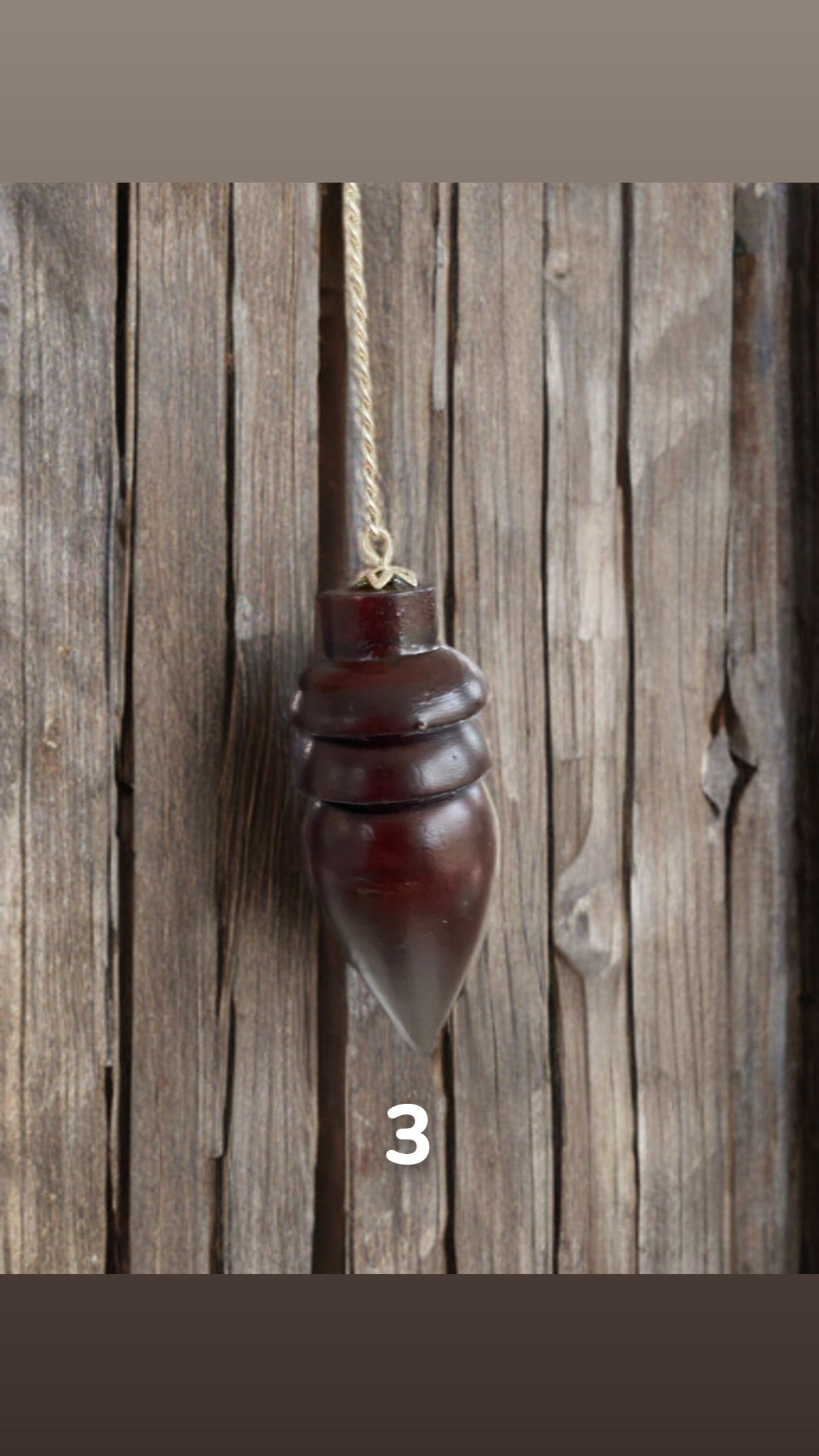 Pendule en bois de Rose