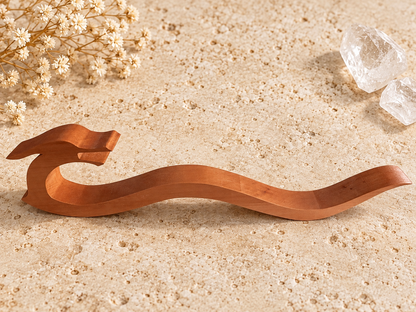 Porte-encens dragon en Noyer