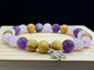 Bracelet bois sacré Palo Santo Quartz rose et Améthyste