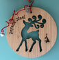 Cerf «Joyeux Noël »