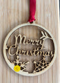 Boule de Noël « Merry Christmas »