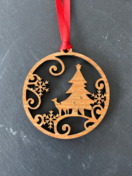 Boule de Noël sapin