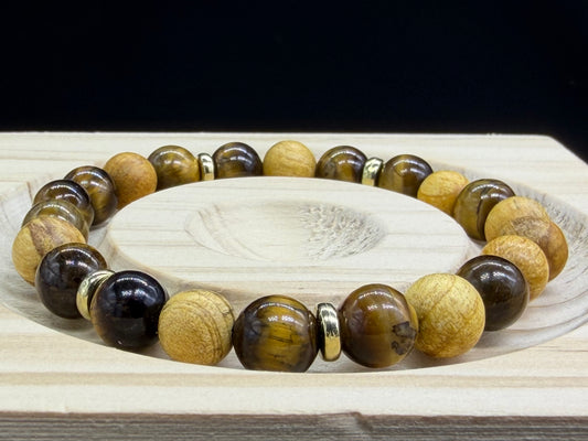 Bracelet Palo Santo Oeil de tigre