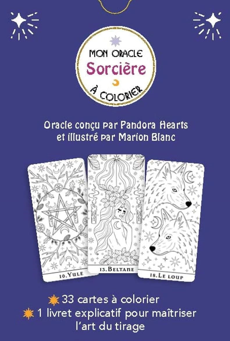 Mon oracle Sorcière à colorier