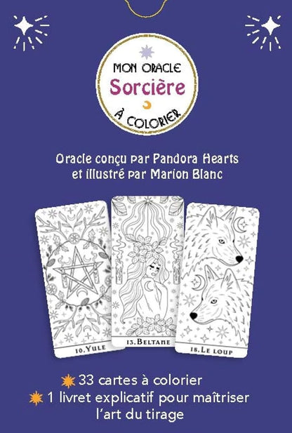 Mon oracle Sorcière à colorier