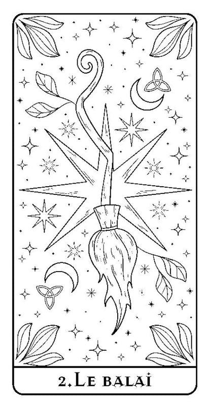Mon oracle Sorcière à colorier