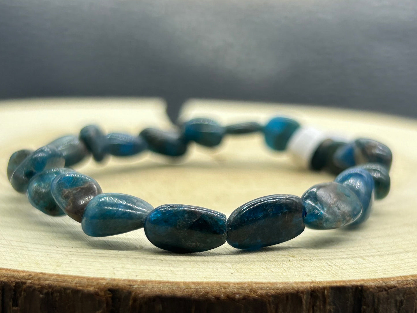 Bracelet Apatite bleue
