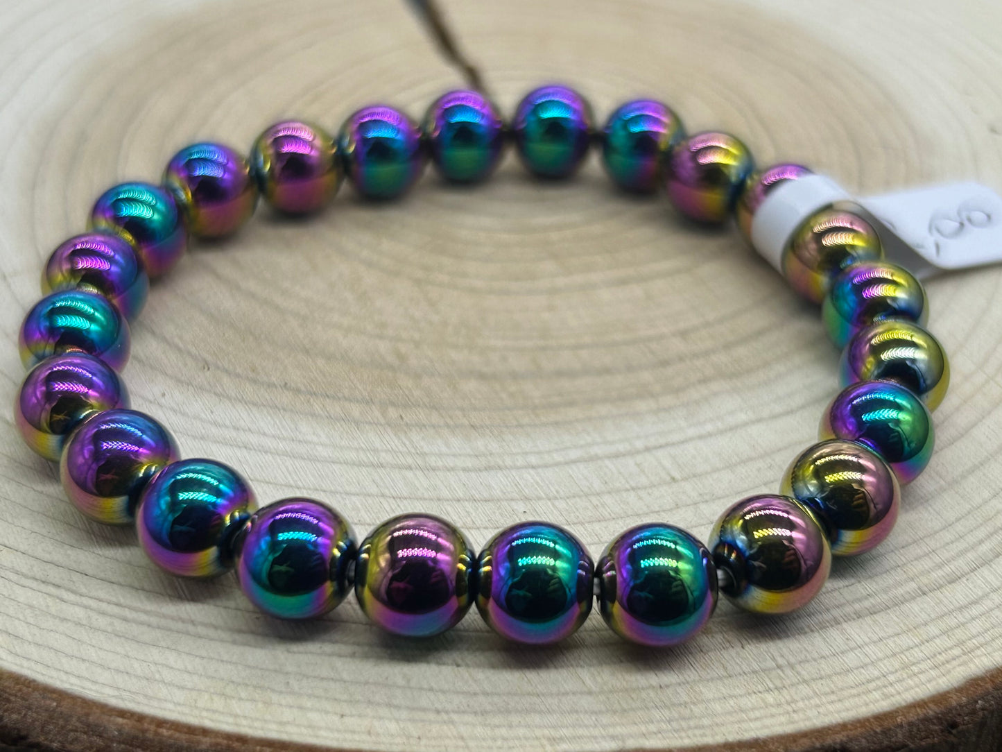 Bracelet Hématite irisée