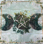 Sous main triple lune pentacle