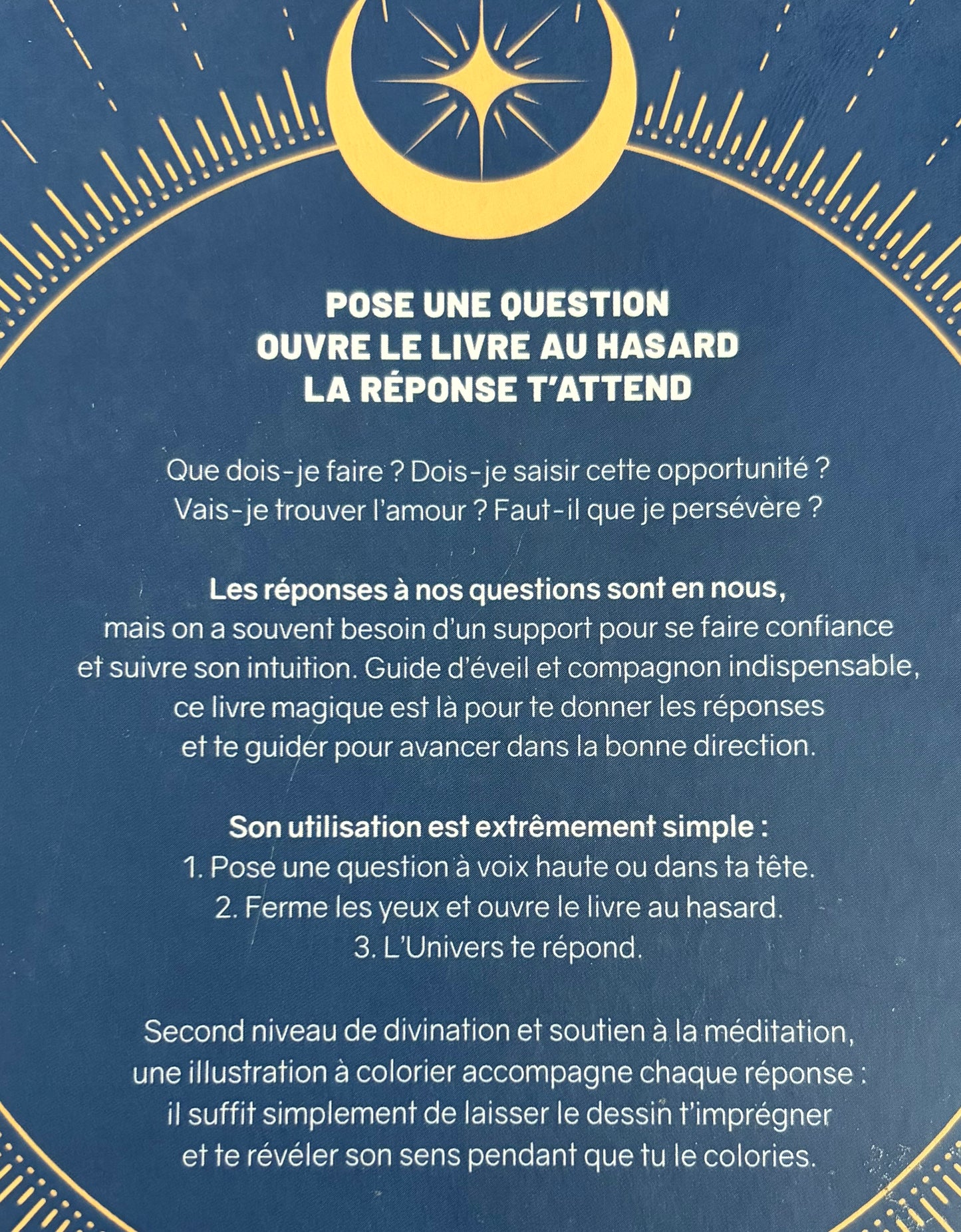 Le livre des réponses, mon oracle à colorier