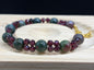 Bracelet Agate mousse et Grenat