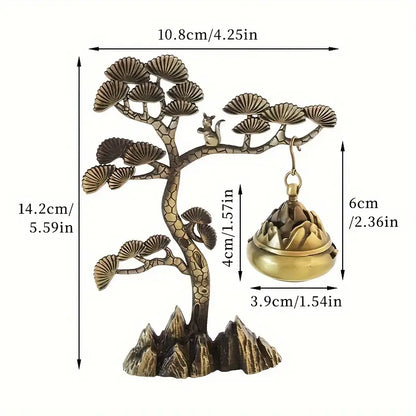 Brûleur d'encens arbre de vie