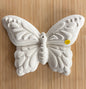 Galet en céramique papillon