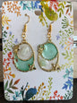 Boucles d’oreilles Epoxy libellule Amazonite