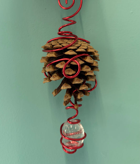 Pomme de Pin Witchy Cristal de Roche