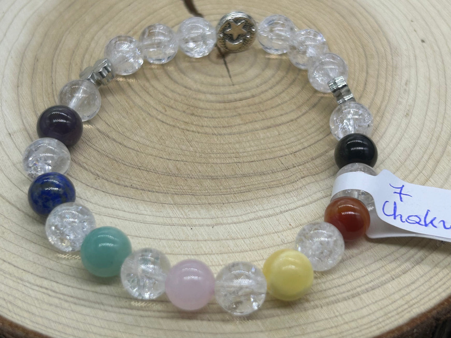 Bracelet Cristal de roche 7 chakras