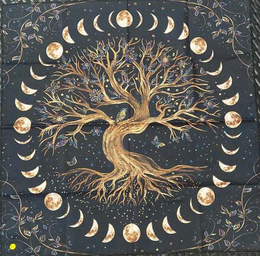 Sous main arbre de vie cycle de lune