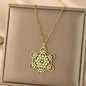 Pendentif avec chaîne Métatron