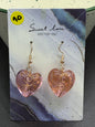 Boucles d’oreilles cœurs fantaisie