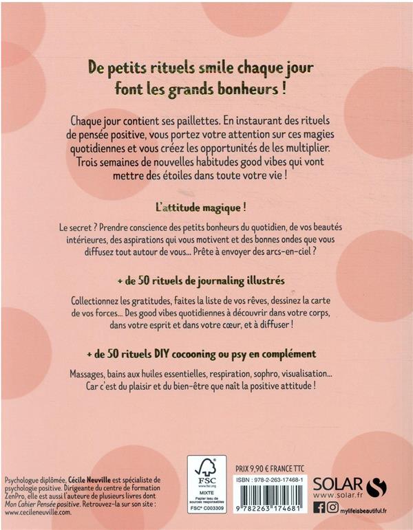 Mon cahier Rituels Feel Good Pensée positive