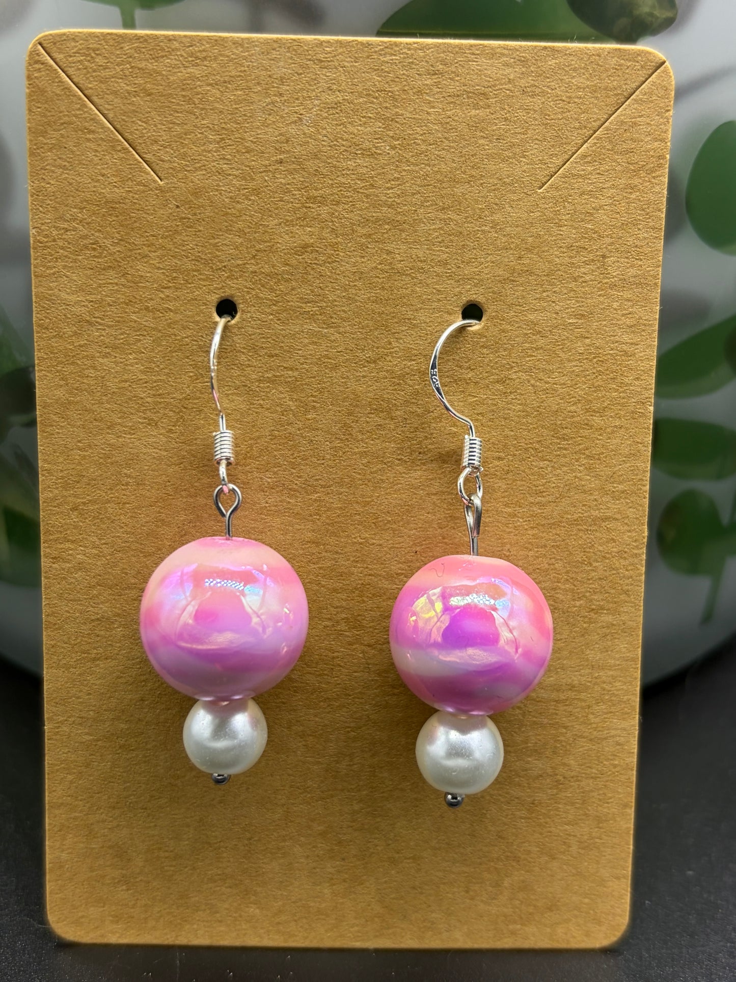 Boucles d’oreilles boules fantaisie