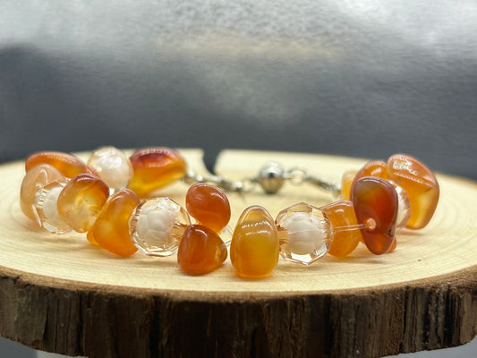 Bracelet Cornaline magnétique