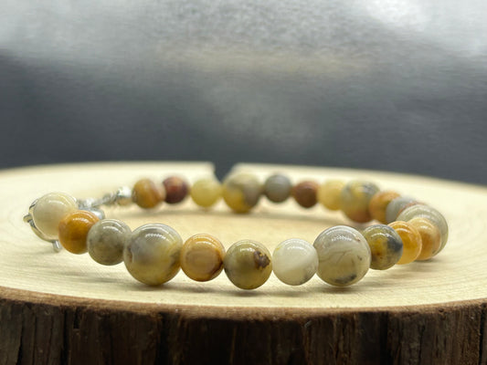 Bracelet magnétique Agate crazy lace