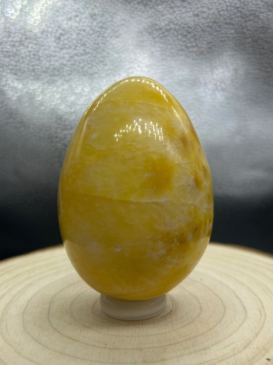 Œuf Calcite jaune et miel