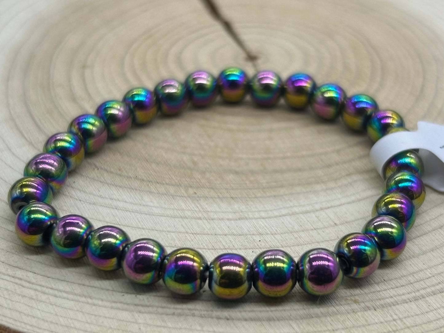 Bracelet Hématite irisée