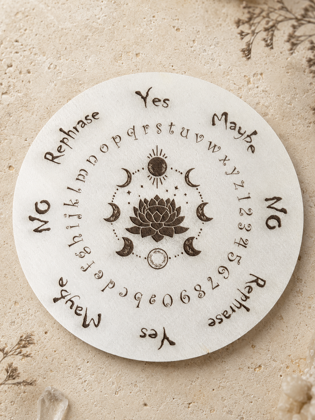 Planche divinatoire Lotus