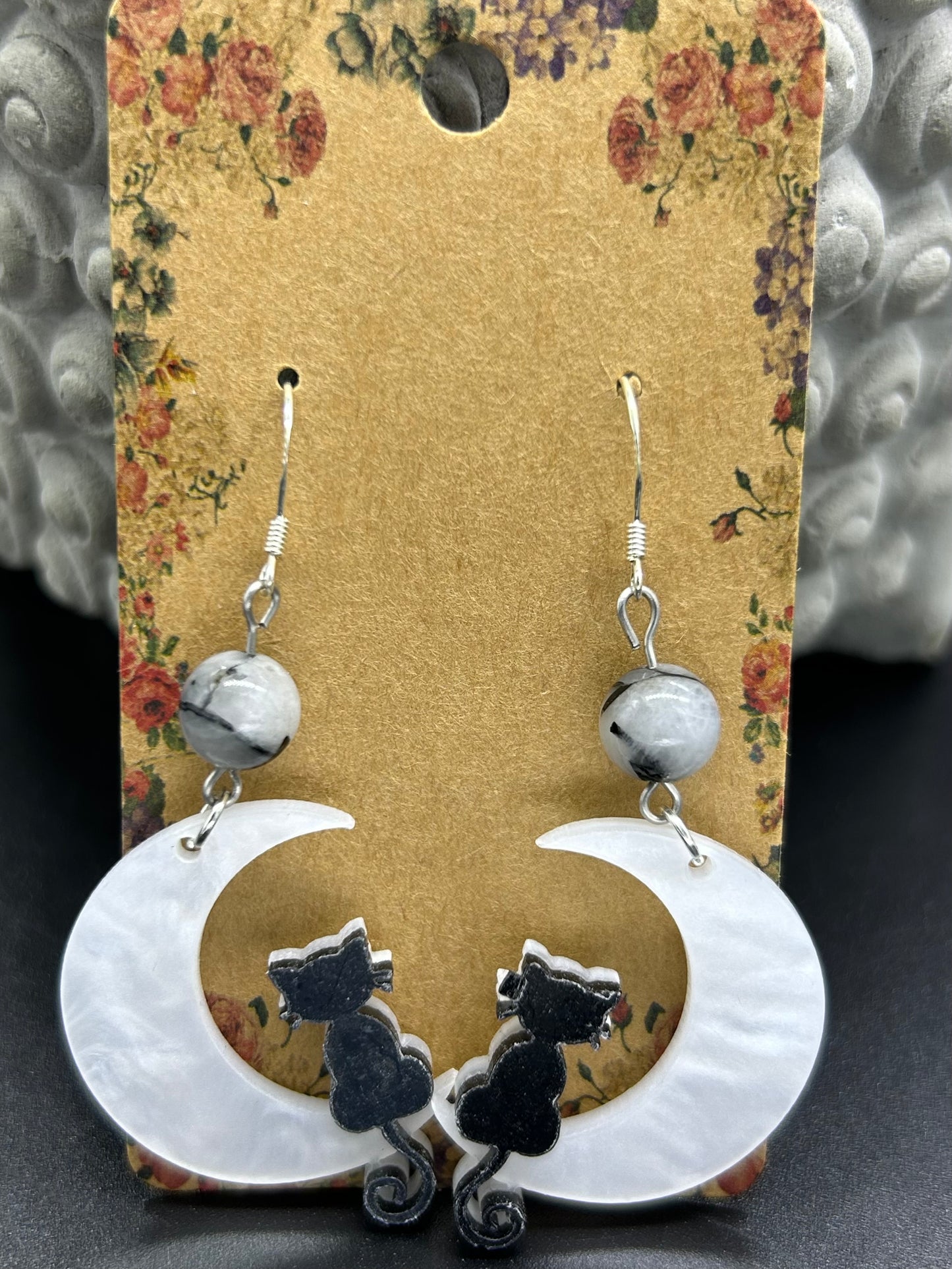 Boucles d’oreilles Luna chats