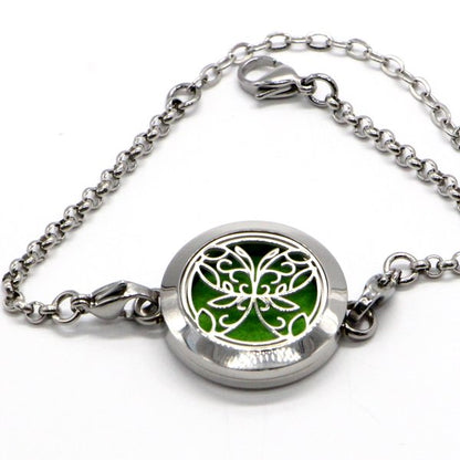 Bracelet diffuseur chaînette papillon