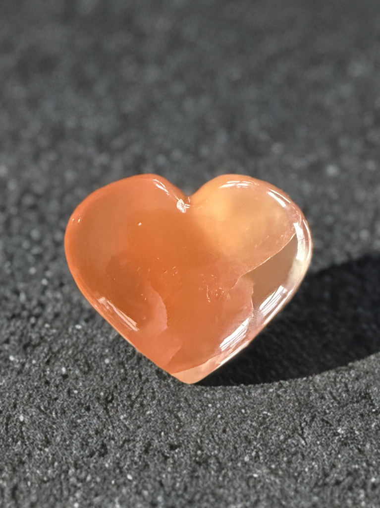Cœur Calcite Orange