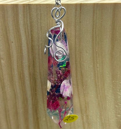 Pendule Epoxy sur chaîne