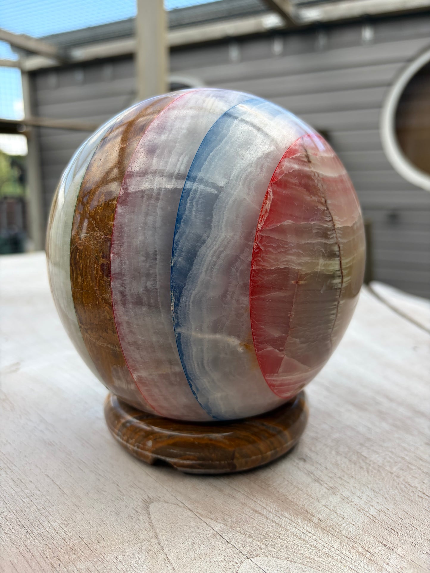 Lampe Onyx Spherique